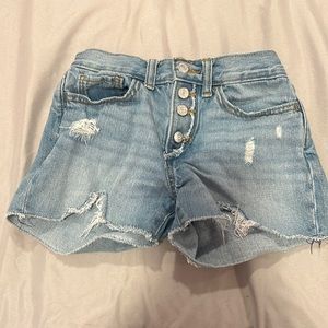 Light wash blue Jean shorts
